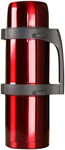 Fuguang Large Capacity Vacuum Thermal-insulation Stainless Steel Sport Bottle Color Red 3200ml