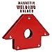Katzco Magnetic Welding Holder - Arrow Shape for Multiple Angles - Holds up to 75 Pounds for Soldering, Assembly, Welding, and Pipes Installation