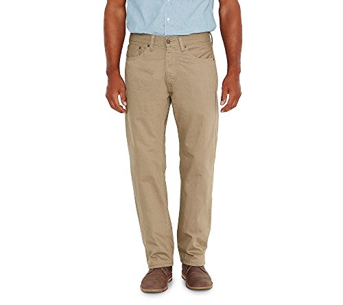 Levi's Men's 505 Regular Fit Twill Pant, Timberwolf, 33x30