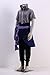 OURCOSPLAY Naruto Uchiha Sasuke Men's Cosplay Costume 5Pcs (Men L)