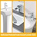 KES Bathroom Faucet Single Handle One Hole Vanity Sink Faucet cUPC NSF Certified Lead Free Brass Construction, Brushed Nickel L3109ALF-BN