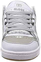 Globe Men's Skateboarding Shoes , Multicolour White