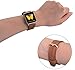 PEAK ZHANG Compatible with Apple Watch Band, 38mm 40mm Women Top Grain Leather Strap for iWatch Series 5,4,3,2,1 (Caramel+Champagne Gold Clasp, 38mm 40mm S/M)