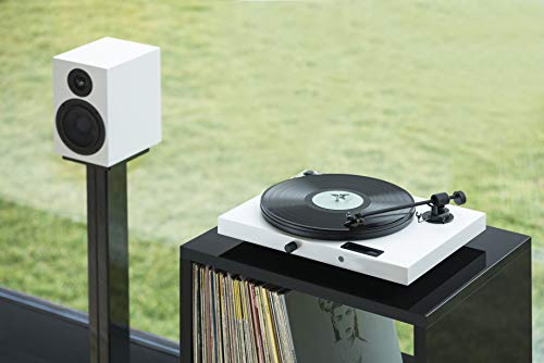 Pro-Ject All-in-One Turntable, White/High Gloss (Jukebox E (OM5e) - White)