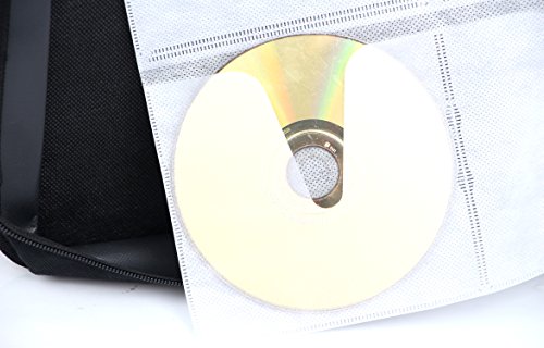 Portable CD DVD Wallet Case Binder Heavy Duty Disc Storage Bag Holder for Car,Home,Office,Travel,288 Capacity by Sun Cling