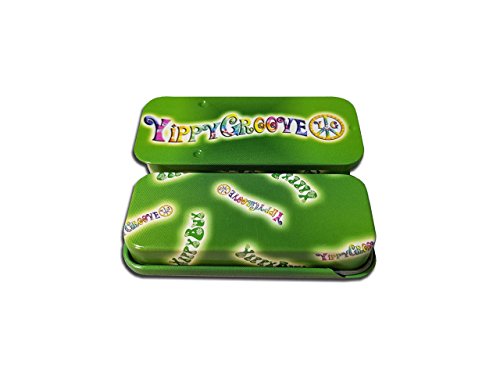 The Exceptional Brass Pipe Screen-Made in the USA-in a Collectible Limited Edition YippyGroove StashTin®-For a More Enjoyable, Cleaner, Ash-Free Smoke (Size ¾/.75") (100)