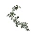 Pauwer 2 Pack Artificial Willow Leaves Vine Silk Fake Hanging Greenery Garland Willow Twigs Plant Foliage for Wedding Party Wreath Wall Indoor Outdoor Decor(A)
