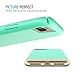 iPhone 7 Plus Case, Maxboost [Vibrance Series] Protective Slider Style Slim Cases Covers For Apple iPhone 7 Plus 2016 SOFT-Interior Scratch Protection Finish - Turquoise/Gold