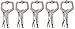 5 Pack Irwin 18 Vise-Grip 6SP 6
