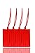 4 Red Luggage Tags - Made in USA