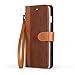 iPhone 6S Plus Case, [Wallet Case] AceAbove Stand Apple iPhone 6S Plus Case [Kickstand] Leather Cover with Credit Card ID Holders (Dark Brown) for Apple iPhone 6 Plus (2014) / iPhone 6S Plus (2015)