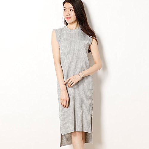 Amazon イノウェーブ Innowave 17春夏 ニットワンピース グレー M ワンピース チュニック 通販