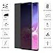 Ruiooy-Fit for Galaxy S10 Plus Privacy Screen Protector Full Adhesive Plastic Soft Film, Anti-Spy Screen, Anti-Scratch, Anti-Shock, Bubble Free, (NOT Tempered Glass)[1-Pack]