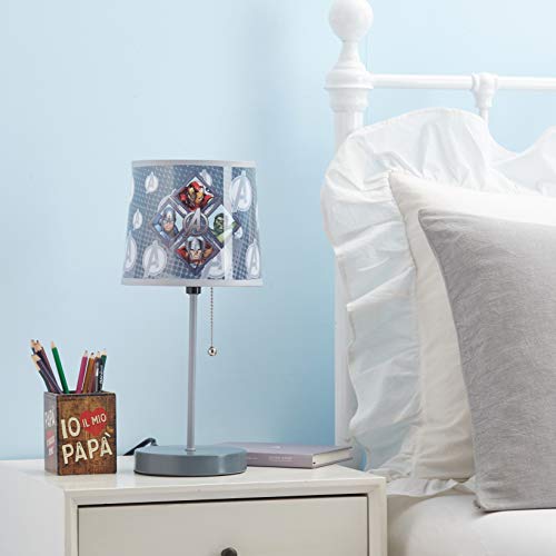 Avengers Stick Table Kids Lamp with Pull Chain, Themed Printed