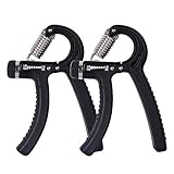 Yifi-Tek Hand Grip Strengthener, Grip Strength Trainer, Hand Exerciser, Adjustable Resistance Range 22-132 Lbs, Non-Slip Gripper, Great for Athletes Pianists Kids