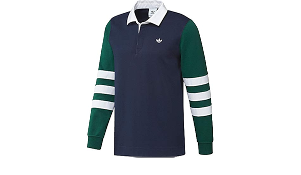 Polo Adidas Samstag 3-Stripes Rugby Shirt : Amazon.es: Moda
