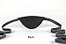 leather Eyepatch. Slim Black Eye Patch