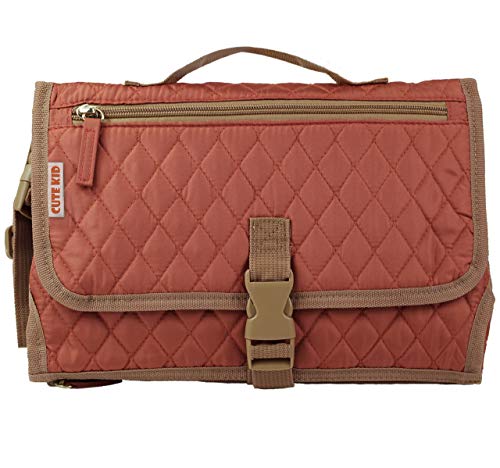Cute Kid Portable Changing Pad | Diaper Clutch | Travel Changing Station | Waterproof Baby Changing Mat | Cushioned Diaper Changing kit to Keep Your Infant Far from Injury and Dirty Surfaces (Unique)