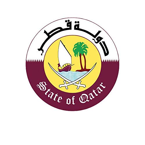 ION Graphics Qatari Emblem Sticker Decal Vinyl Qatar Flag QAT QA 5