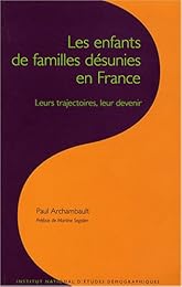 Les  enfants de familles désunies en France