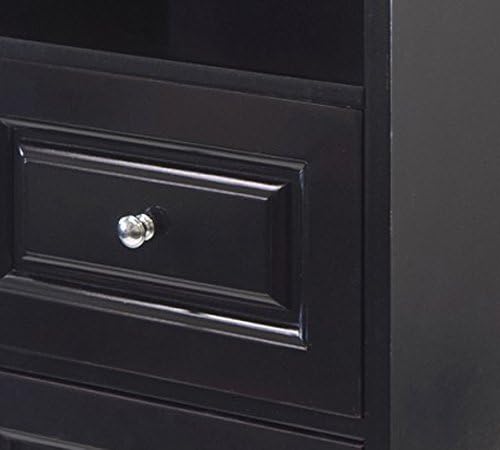 Winsome Wood Alps Tall Cabinet With Glass Door And Drawer