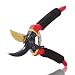Pruning Garden Shear, Premium Titanium Gardening Clippers Scissors, WOTF Professional 8'' Tree Trimmers with Sponge Handle Protector for Man/Women.