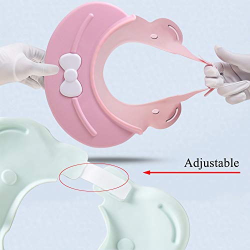 Baby Shampoo Shower Cap Hat,Adjustable Soft Silicone for Baby Infants and children Bathing Protect Eyes Ears (Recommended Over 18-month-old) - Thumbnail 4