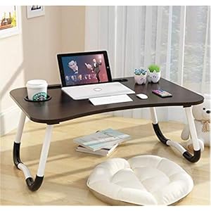 Laptop-Bed-TablePortable-Lap-DeskNotebook-Stand-Reading-HolderNotebook-Table-Dorm-Desk-with-Foldable-Legs-Cup-Slotfor-Eating-BreakfastReadingWatching-Movie-on-BedSofa60-x-40cm Laptop Bed Table,Portable Lap Desk,Notebook Stand Reading Holder,Notebook Table Dorm Desk with Foldable Legs & Cup Slot…