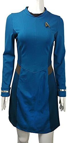BFJ Star Trek Beyond Luxury Nyota Uhura Blue Cosplay Dress Uniform Costume