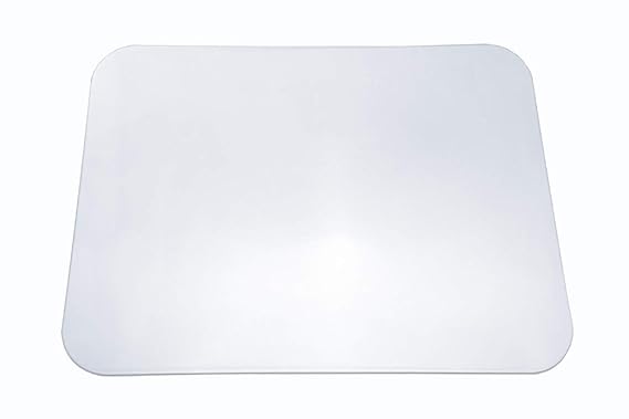 Trend Products Stuttgart Tischmatte CLEAR transparent (60x120 cm) mit glatter Oberfläche und patentierter Haftschicht, aus Ma