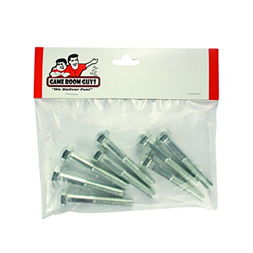 Set of 8 Chrome Pinball Machine Leg Bolts