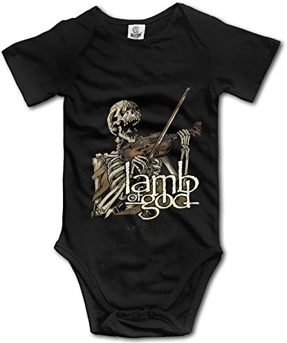 Lamb Of God Thrash Metal Band Newborn Boys Girls Baby Onesie Romper Short Sleeve