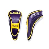 Team Golf NCAA LSU Tigers Hybrid Golf Club Headcover, Hook-and-Loop Closure, Velour lined for Extra Club Protection