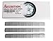 ACCRETION 1 Oz, Grey Wheel Weights. USA White Tape Backing. Corrosion Resistance, 90 Oz Total, 5.6 Lbs(90 Pcs)