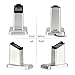 Fitbit Blaze Charger, MixMart 2 in 1 Charging Stand Station for Fitbit Blaze and Universal Smart Phones and Tablets (Silver)