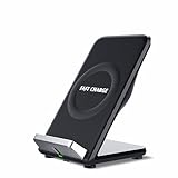 Fast Qi Wireless Charger Cloele 2 Coils Cellphone Fast Wireless Charging Pad Stand for Samsung Galaxy S8 Plus S8+ S8 Galaxy S7 S7 Edge Note 5 S6 Edge Plus etc