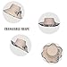 Women Wide Brim Sun Hat Summer Outdoor Foldable Beach Cap Beige