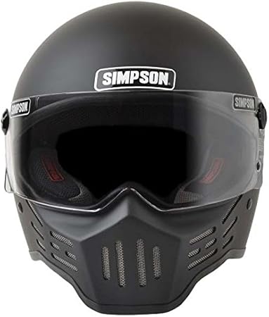 Amazon Simpson シンプソン M30 Bandit Helmet 17モデル ヘルメット マットブラック S 55 56cm オフロード 車 バイク