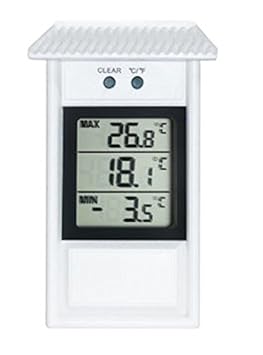TFA Dostmann Digitales Maxima-Minima-Thermometer, wetterfest, für innen oder außen geeignet