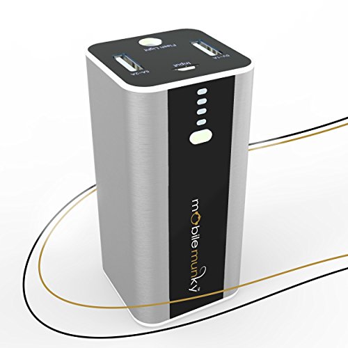 Portable Power Bank Phone Charger, Small & Rugged Battery Pack For Your Iphones,Tablets,MP3 or Any Device With a USB. Recharges (2) Cells at One Time! Up To 3 Charges For Camping, Hiking, Travel