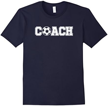 Mens Soccer Coach Shirt Sports Coaching Staff Head Coach Tees 2XL Navy