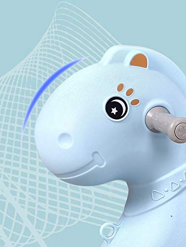 Clamaro 'Tiny' Kinder Schaukelpferd ab 1 Jahr (rosa) für Jungen und Mädchen aus wetterfestem und UV-bestädigem… – Bild 4