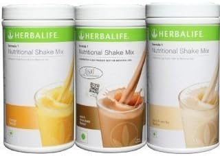 HERBALIFE NUTRITION Formula 1 Nutritional Shake Mix (Mango, Choco and Vanilla, 1500 g) Combo of 3