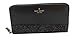 Kate Spade Greta Court Neda Zip Around Continental Wallet Glitter Black
