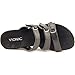 Vionic with Orthaheel Technology Womens Dwyn Slide Wedge Sandal Black Lizard Size 9