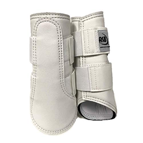 All Sport Horse Boots, Medium, White, Pair