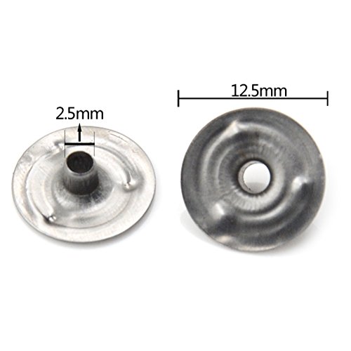 200 Pcs 0.5"(12.5 mm) Metal Candle Wick Sustainer Tabs Wick Tabs For Candle Making,Candle DIY BY DINGJIN