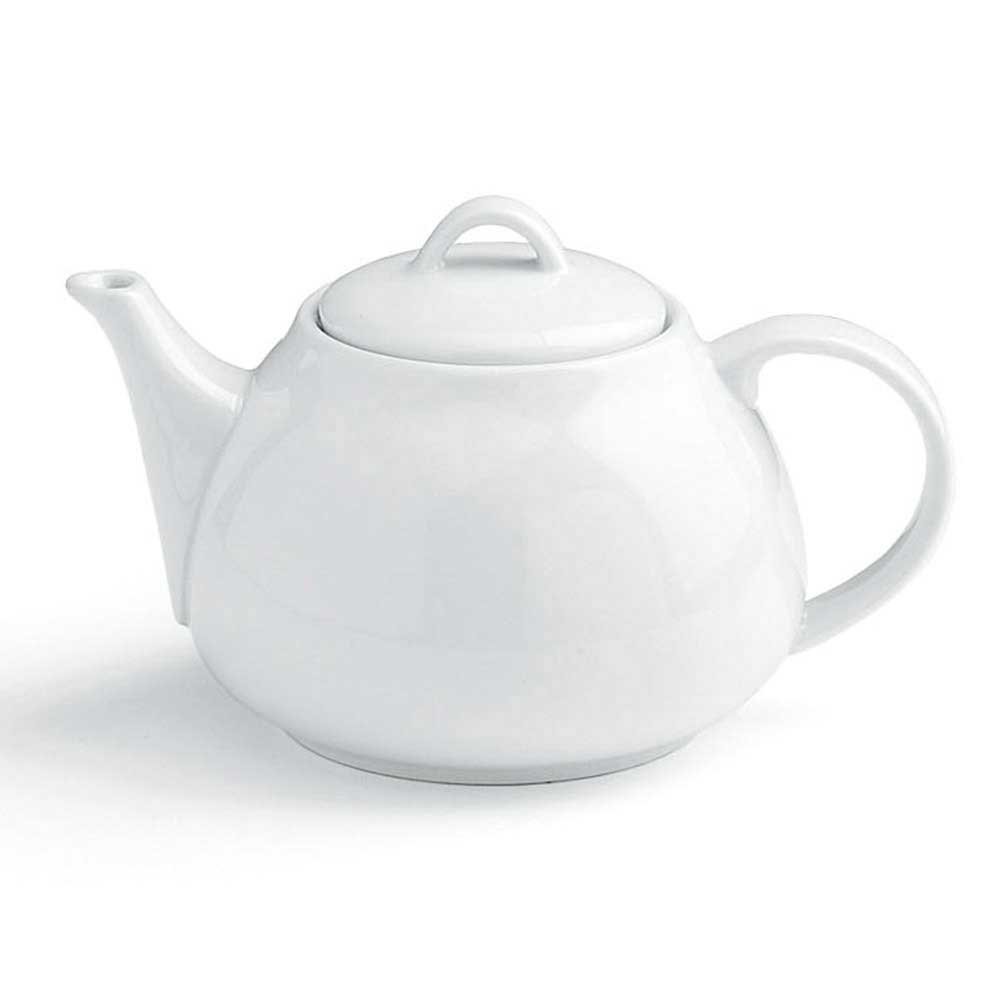 Tognana Vesuvius Teapot, Porcelain, White, 1 Unit