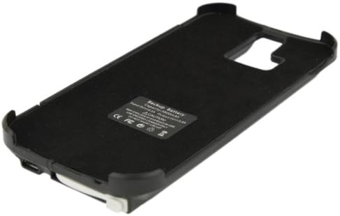 3800mah Backup Lithium-polymer Battery Case with Credit Card Slots / Holder for HTC One / M8 (Black)