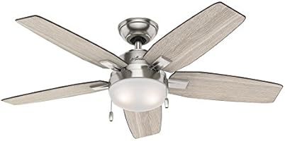 Hunter Fan 46 Inch Contemporary Ceiling Fan With Led Light Kit